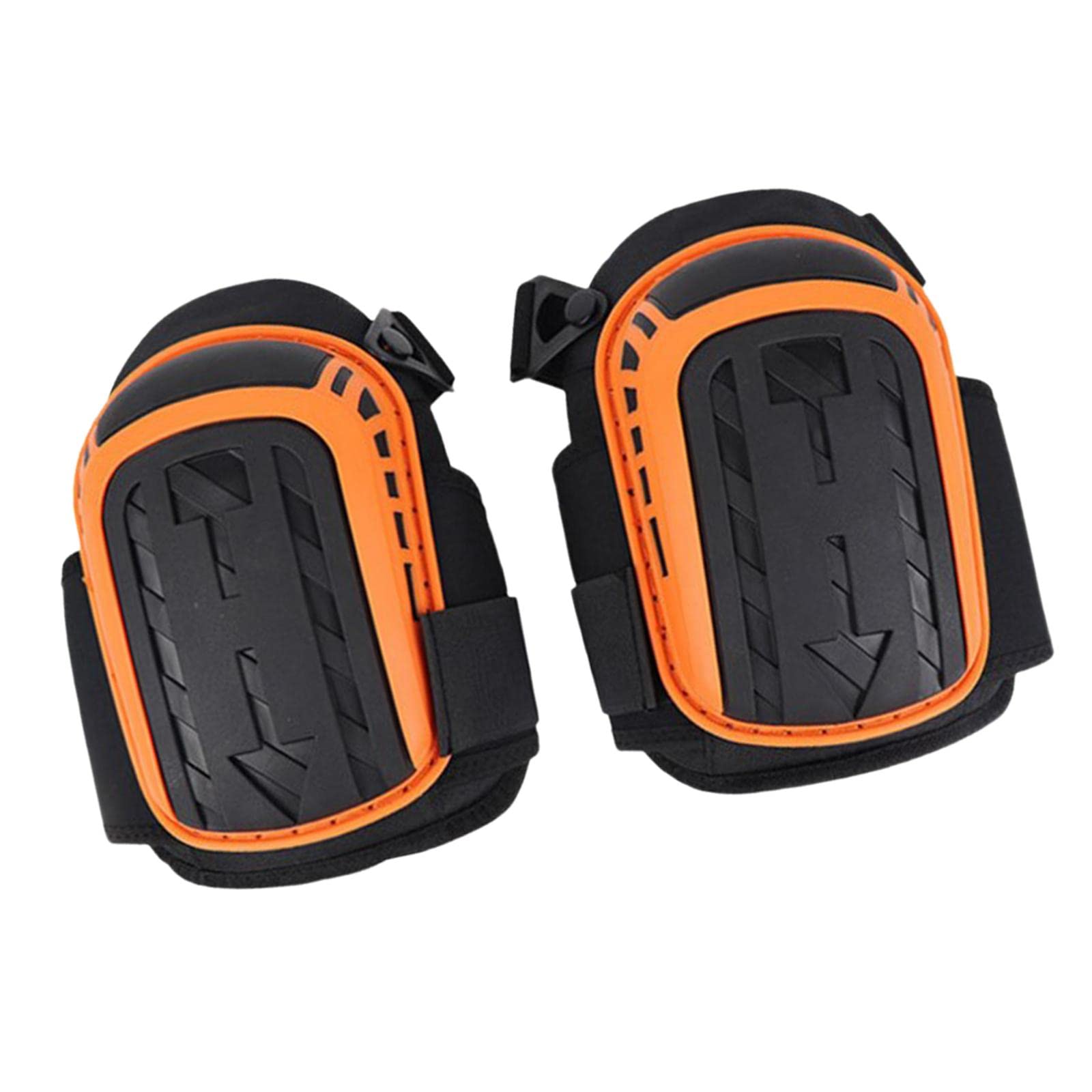 Lot de 2 Genouillères Professionnelles -résistantes en Gel et Mousse, avec Sangles Réglables, pour Le Cyclisme, Le Patinage et d'autres Sport