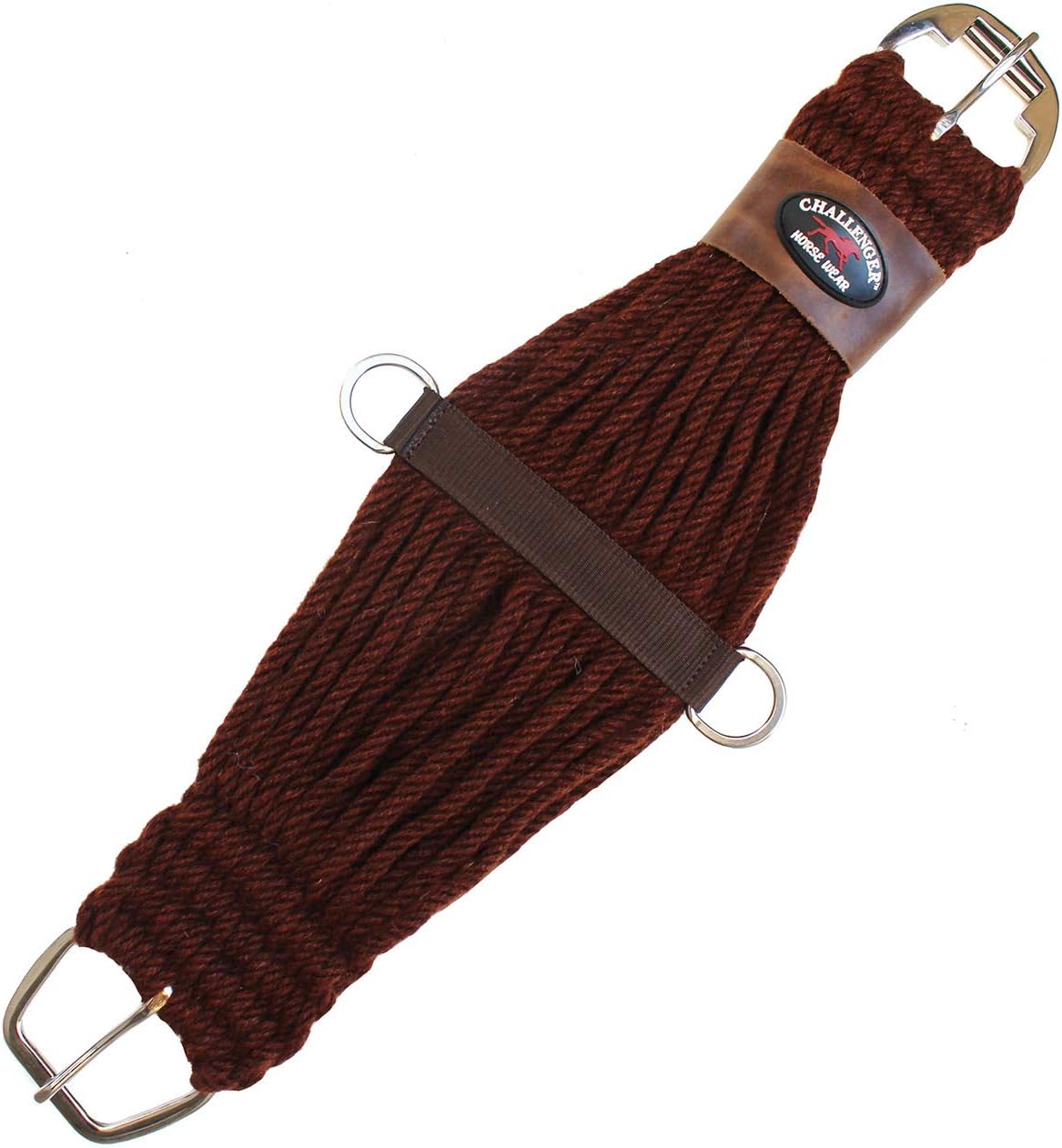 Horse 36" Western 27 Strand Double Weave Brown Mohair Roper Cinch 97RT07BR-36