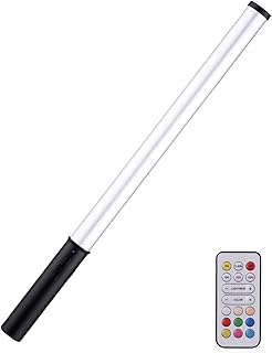 Bobique Led Light Wand,RGB LED Video Light Wand 10W 3000K-6000K 6 Colors 10%-100% Dimmable 150 Beads 1200LM with 9 Effects Remote Control Carrying Bag Hand Strap Magnetic Mount Adapter