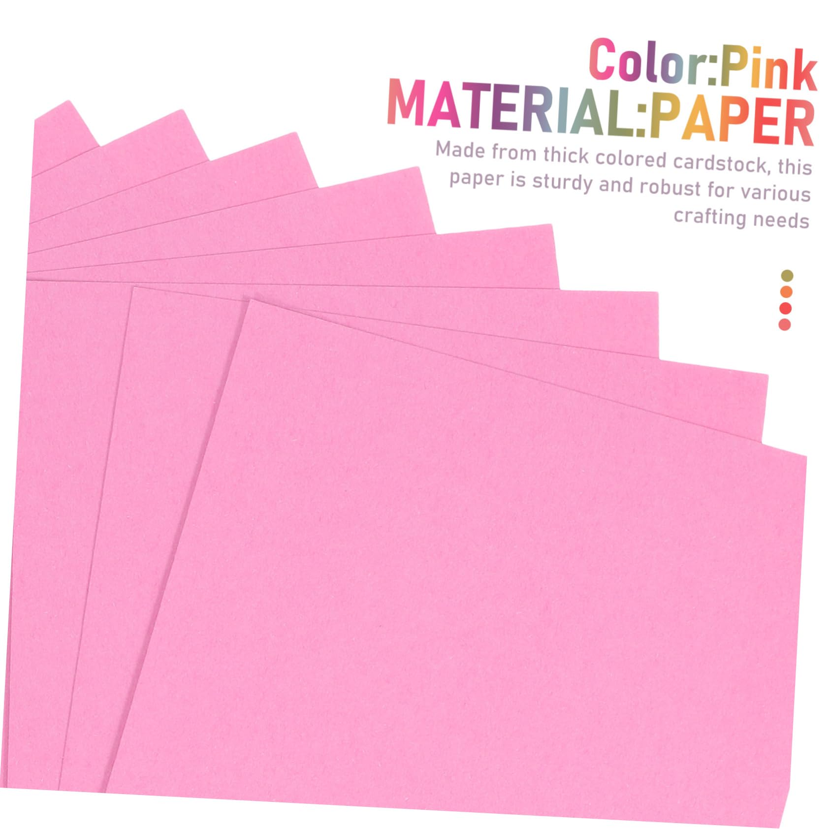 Lurrose 100 Szt Kolorowych Tekturowych Kartek Akwarelowych Kolorowy Papier Karton Różowy Papier Do Scrapbookingu Karton Kolorowy Papier Zestaw Papierów Składanych Orgamini Dla Dzieci