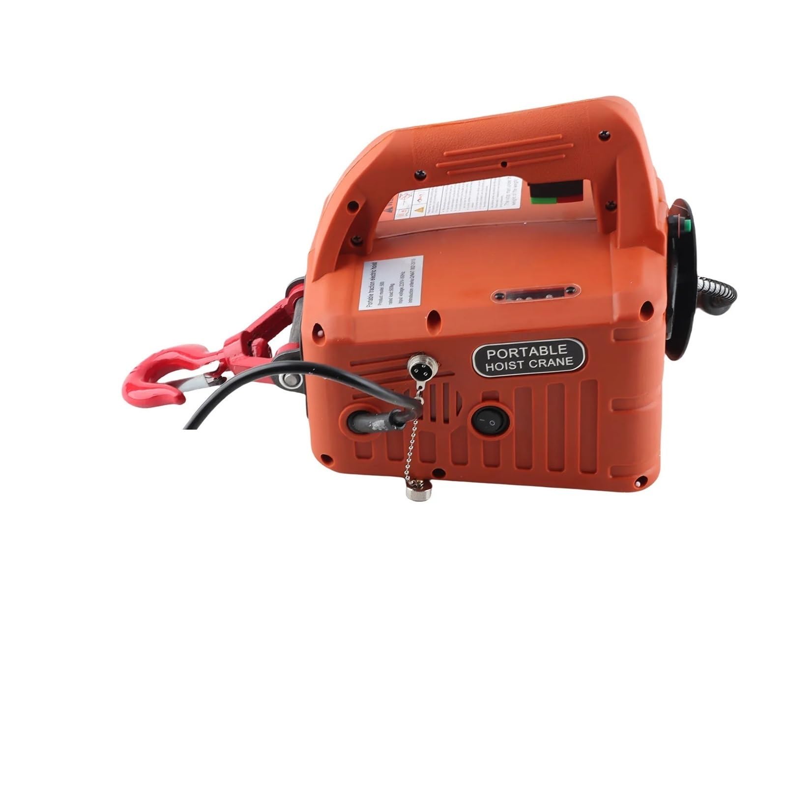 Paranco Elettrico Portatile Con Argano E Gru Telecomando, Capacità 500 Kg, Altezza Massima Di Sollevamento 7,6 M, 1500 W per il sollevamento e il traino