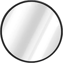 aqxreight Interior Traffic Convex Mirror with Wall Mounting Bracket Wide Angle Round Blind Spot Safety Mirror for Garage Shop Warehouse 60 cm / 23 62 Inches This Allows