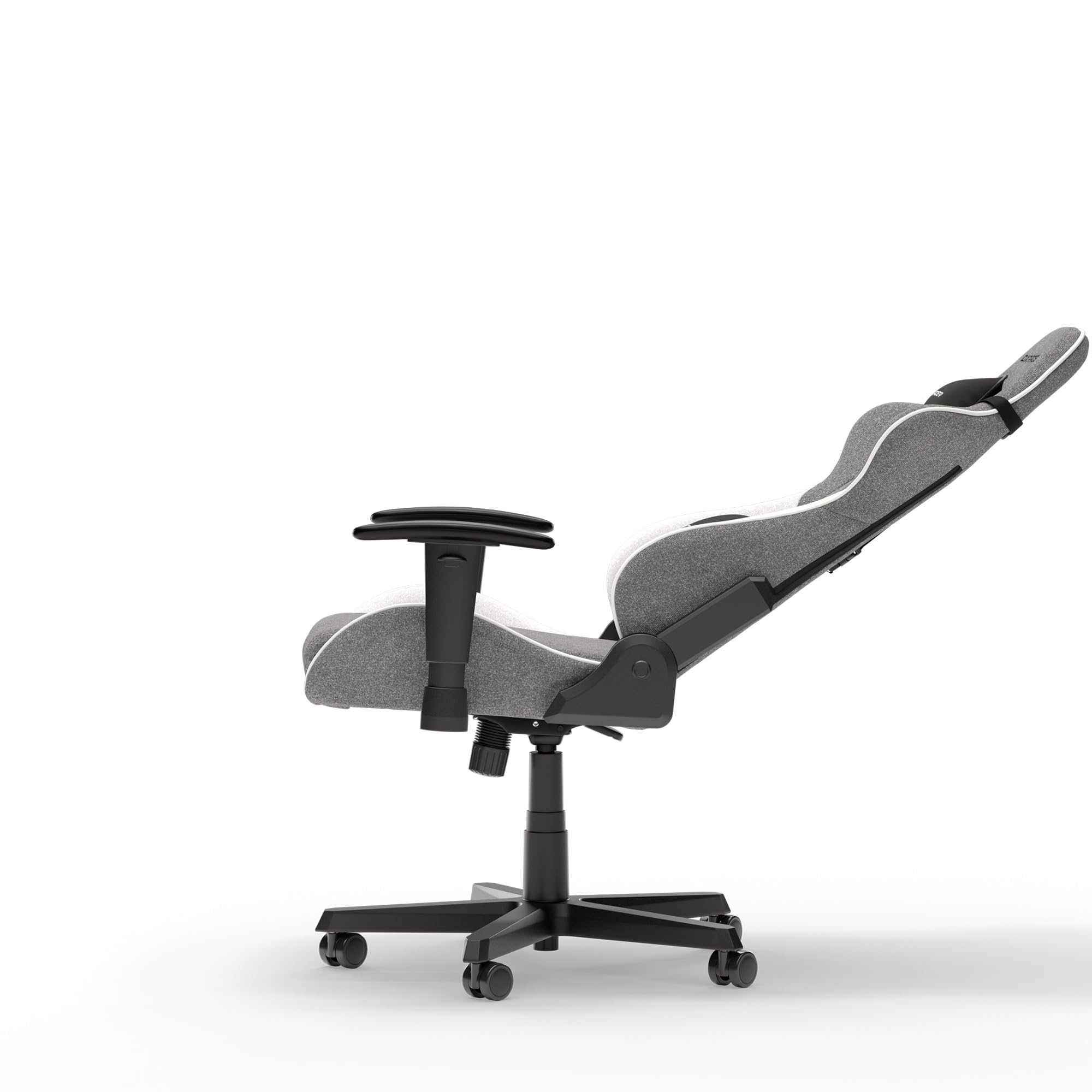 DXRacer FORMULA L Szary & Biały Tkanina Oryginalny Fotel Gamingowy