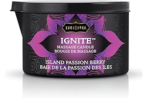 Kama Sutra Sensuously Fragrant Massage Candle - Island Passion Berry