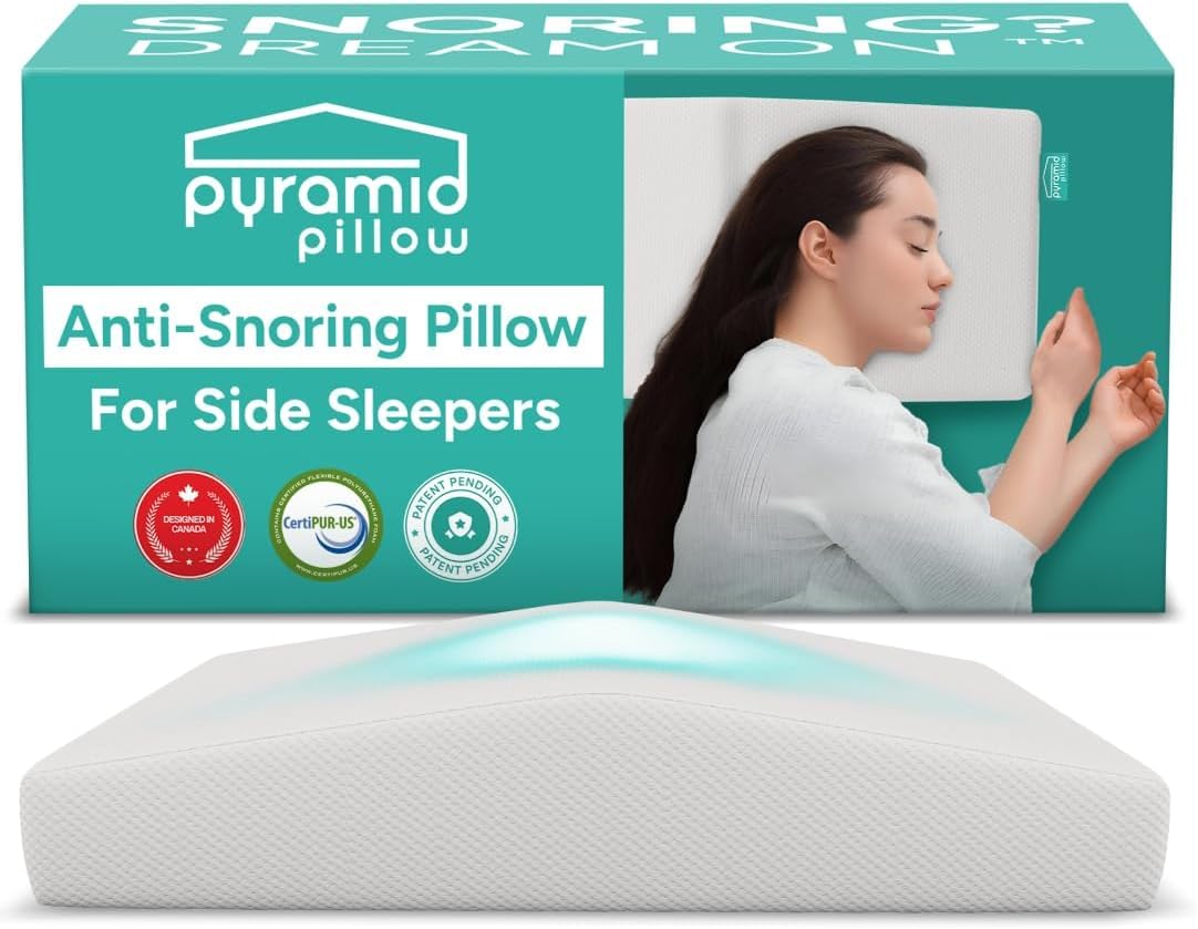 Amazon.com: Pyramid Pillow - La almohada antironquidos original