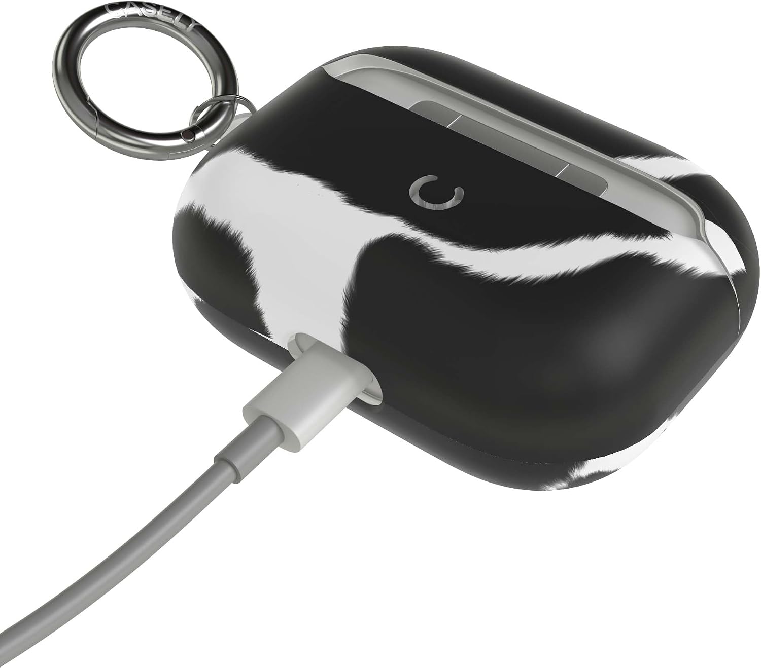 Casely Case Compatible with AirPods Pro 1 | Current Mood | Cow Print AirPods Case