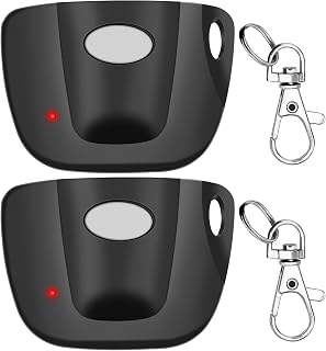 2-Pack 300MHz 10 dip Switch for Multicode Garage Gate Door Opener Remote Control, Replacement for 3089,3070,3060,308911,MCS308911,MCS306010,MCS3070 Gate Clicker with Keychain.
