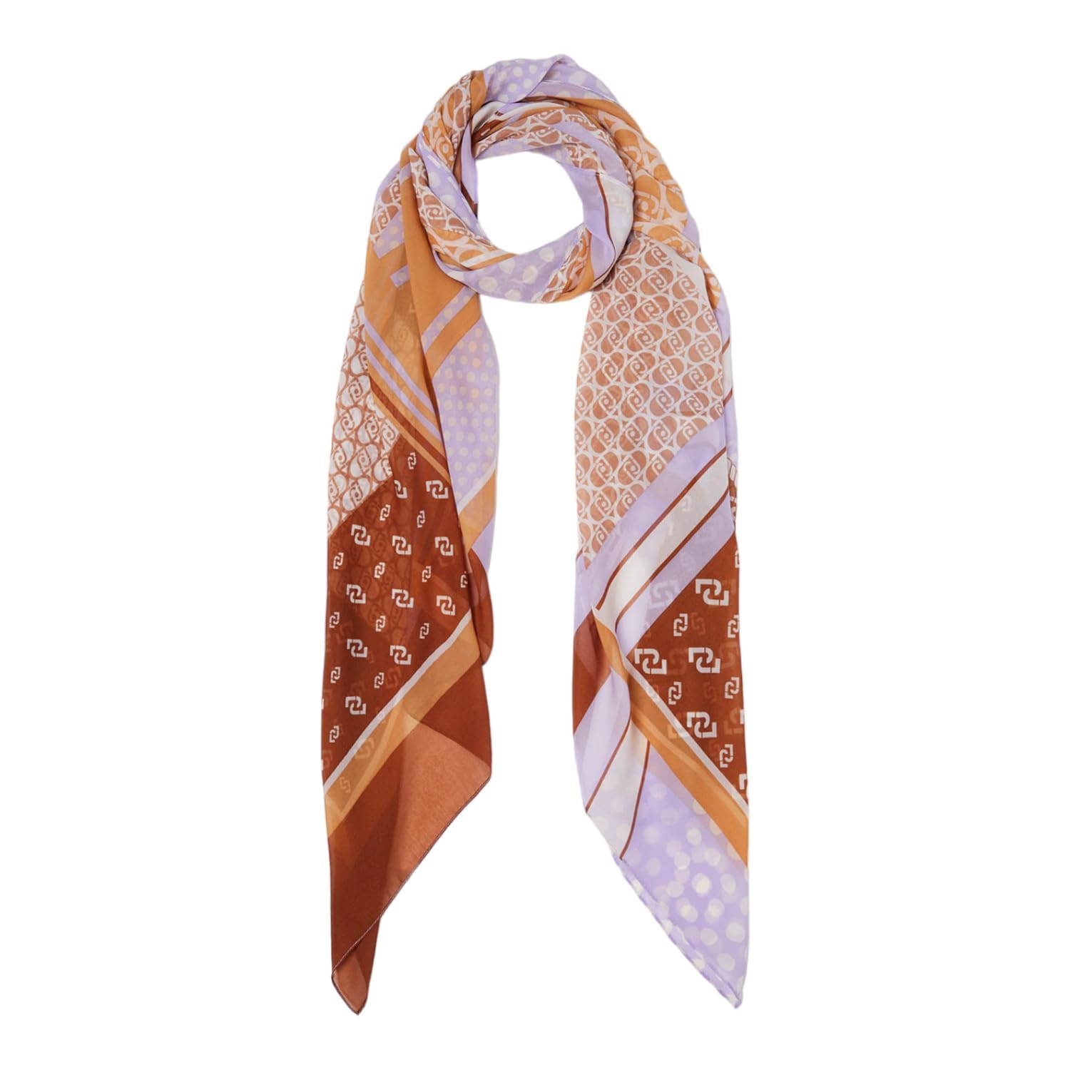 Foulard con stampa liu jo (naturale)