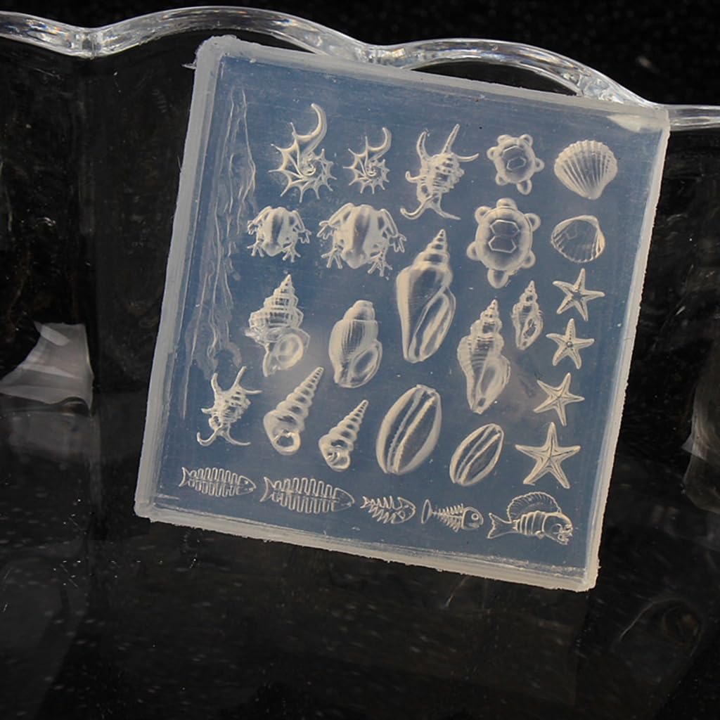 Sea Theme Art Accessories Mold Nail Designing Moulds Nail Embellishment Moulds