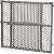 Safety 1st Vintage Wood Baby Gate with Pressure Mount Fastening (Gray)