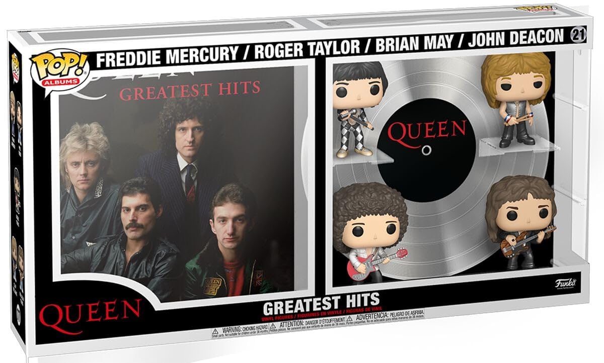 Funko Pop! Pop Albums: Queen Greatest Hits (Metallic) Deluxe Figure  (Special Edition) : Amazon.ca: Toys \u0026 Games