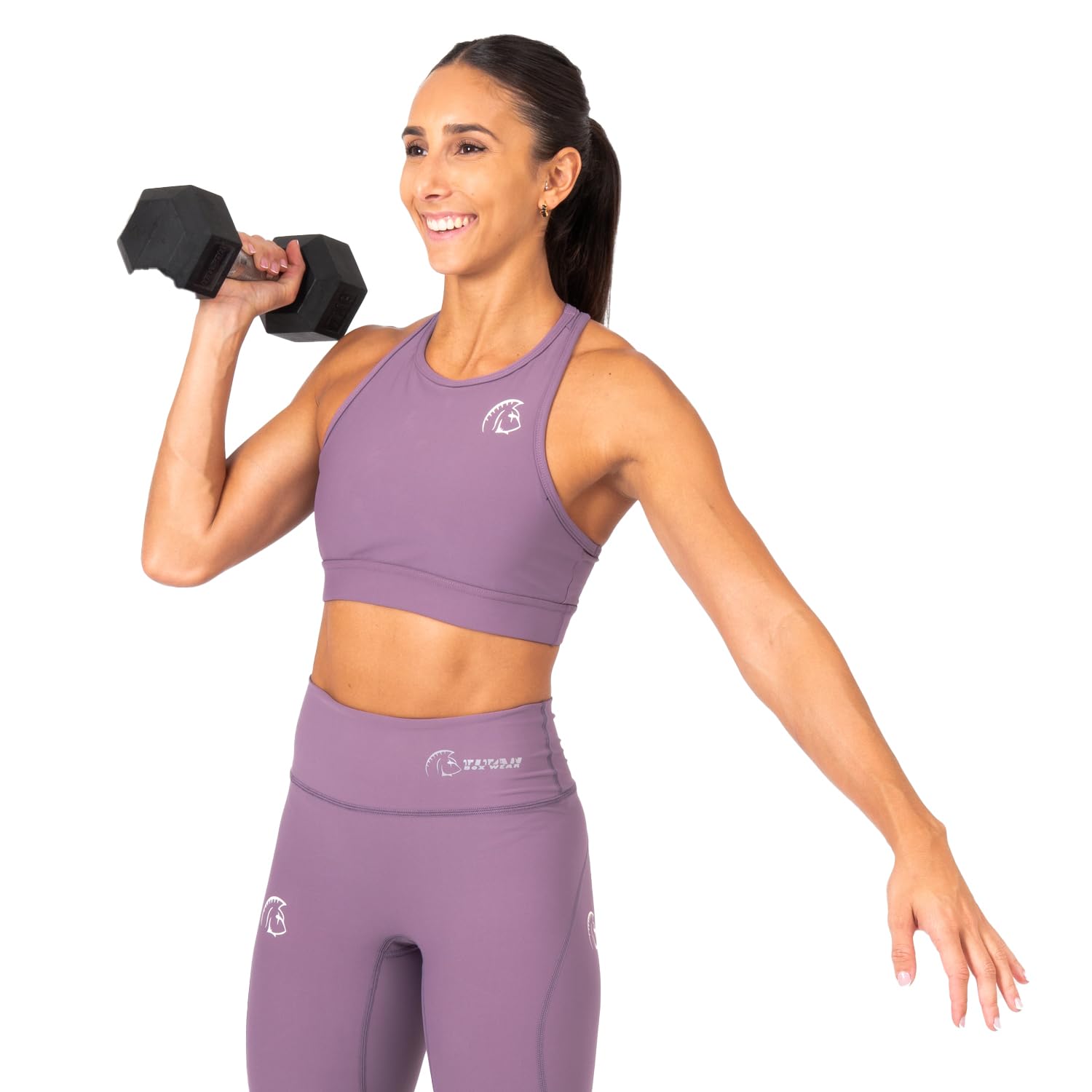 Mallas Deporte Mujer, Largas AuraLux II Tights Core Light Tyrian, de Cintura Alta, con Lycra AuraLux, Gran Adaptación al Cuerpo, Costura Plana y sin Roces