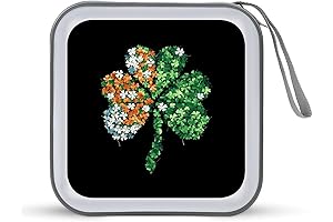 St-Patrick&#x27;s Day Irish Flag Clover CD Holder