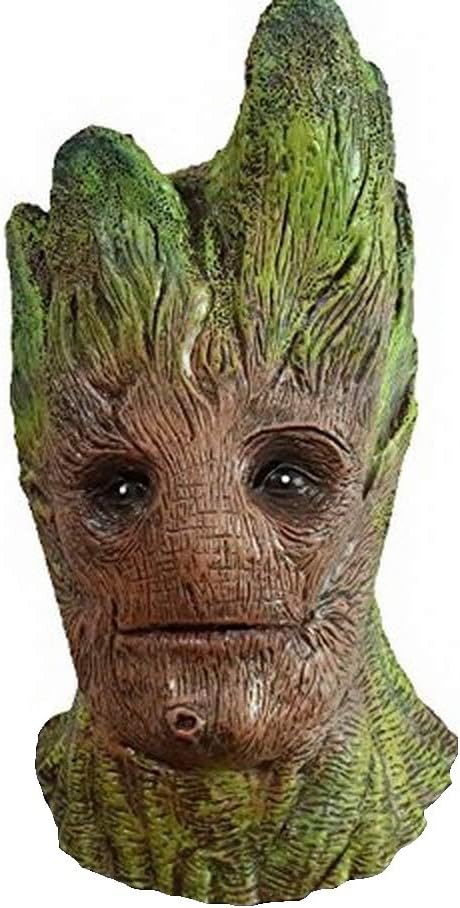 thematys Groot Tree Mask - Perfect for Carnival & Halloween - Adult Costume - Latex, Unisex One Size