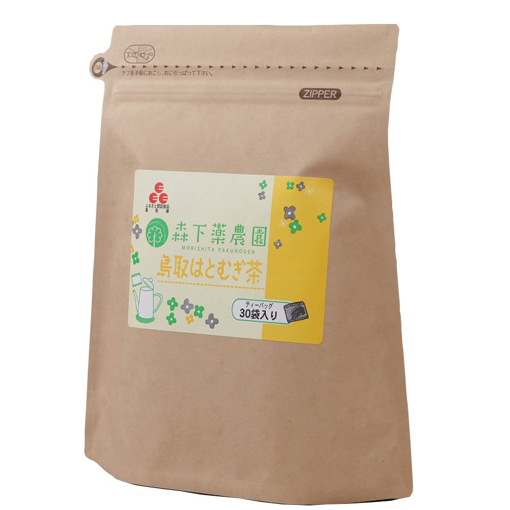 Amazon.co.jp: 森下薬農園 ノンカフェイン 鳥取はとむぎ茶30袋 【鳥取