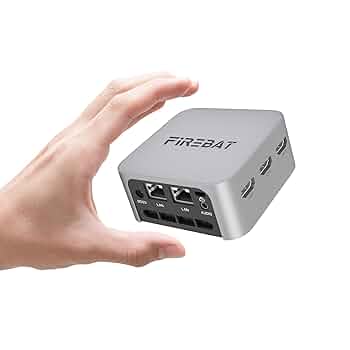 FIREBAT ミニPC　N100 メモリ16GB ストレージ512GB Amazon.com: FIREBAT Mini PC N100 Intel【AM02】 2x2.5GbE RJ45