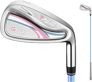 Hierro de palo de golf para mujer, hierro #7 ligero de acero o carbono Rod Golf Club, Lady Golf Sports & Outdoor