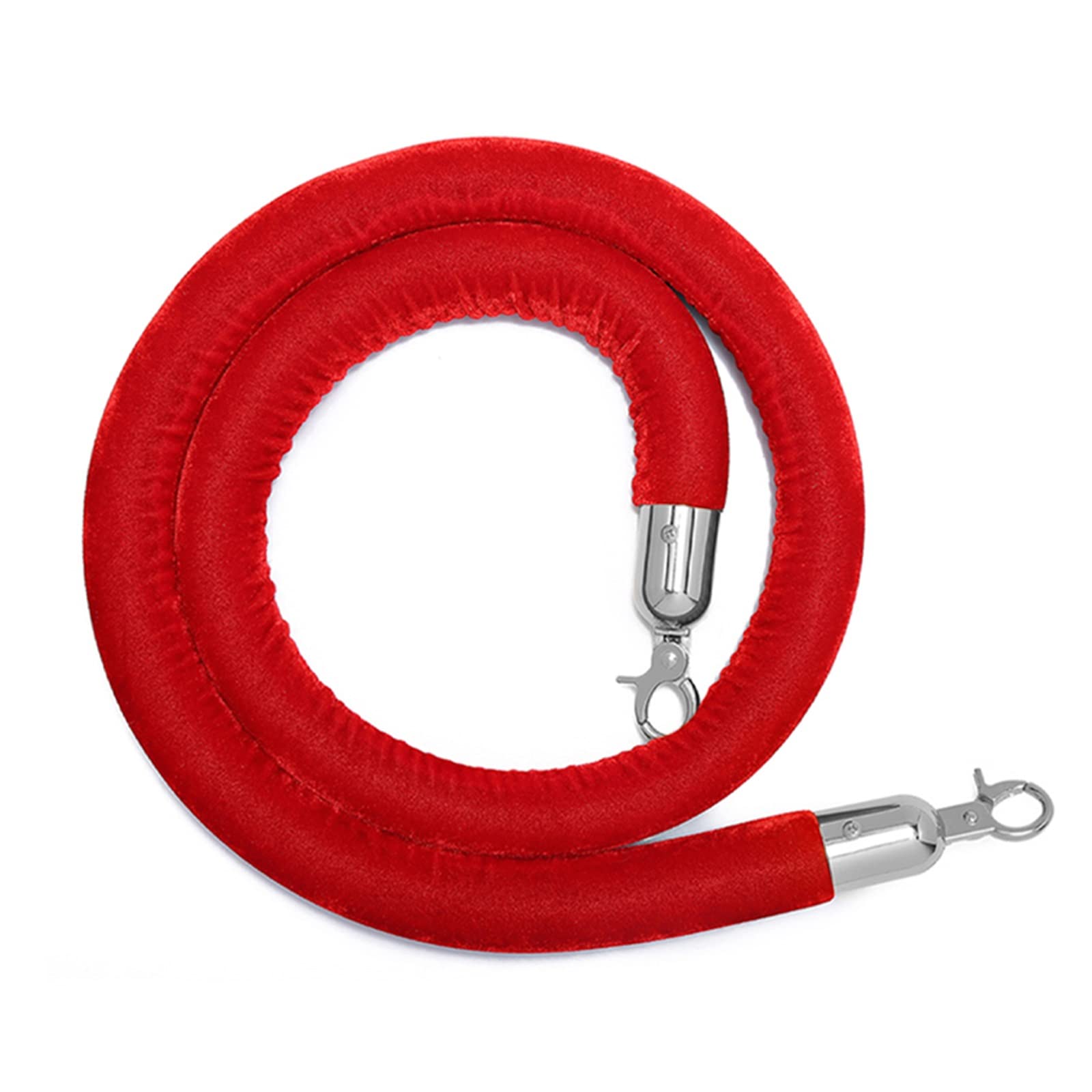Corde de velours rouge gestion de foule et poteau de guidage