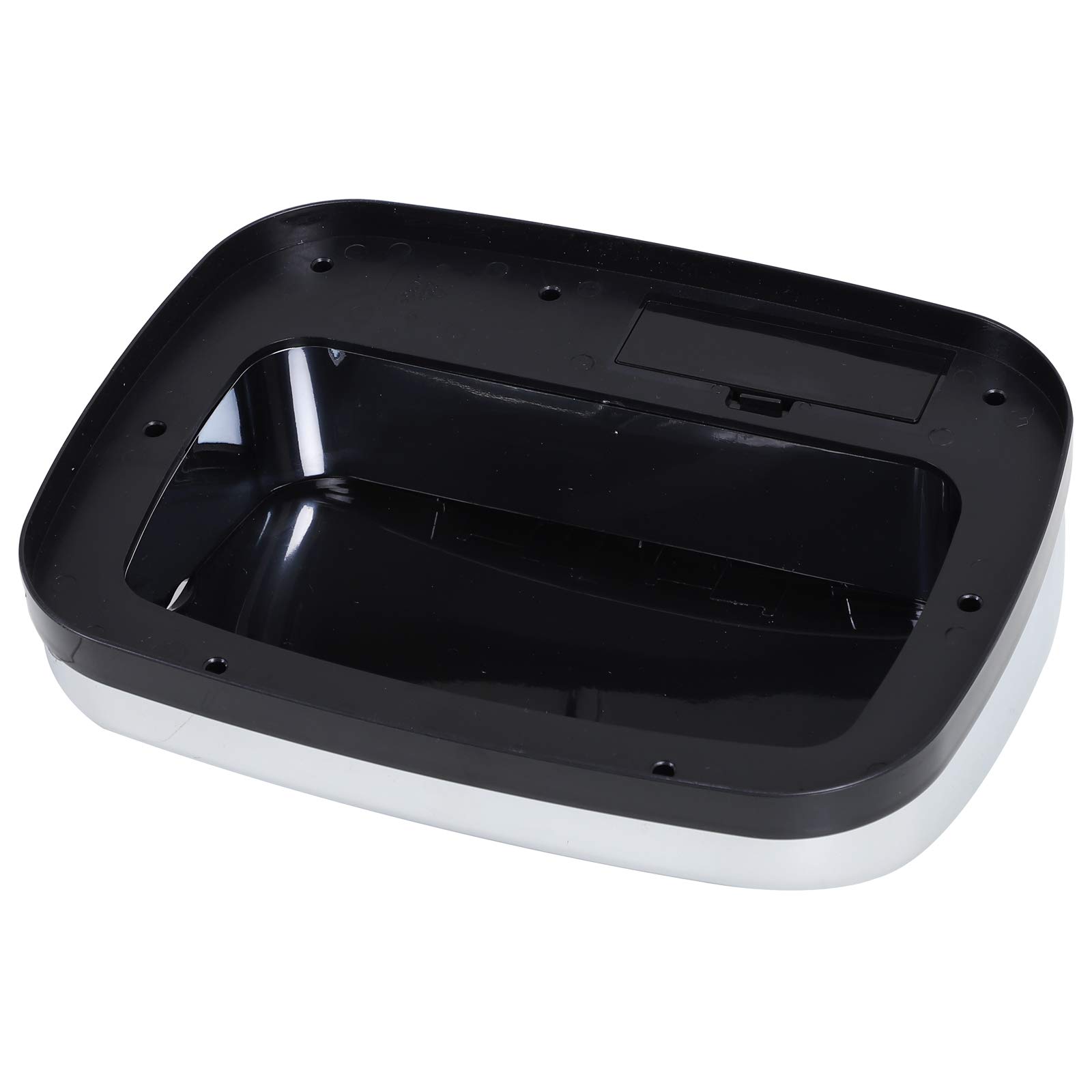 HOMCOM Papelera de Cocina 30L Cubo Basura Sensor Detector Movimiento Plata | Apertura Automático, Acero Inoxidable y ABS