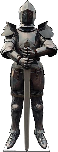 Cardboard People Caballero en armadura de tamaño real de cartón