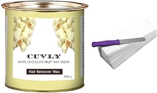 CUVLY Wax For Women Hot CreamWax | For Legs, Arms, Underarms, Bikini | At Home Quick And Easy Hair Removal | For Sensitive... Price In India