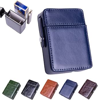 サクラチェッカー】[JBSHOP] シガレットケース 革 20本 ライター収納 
