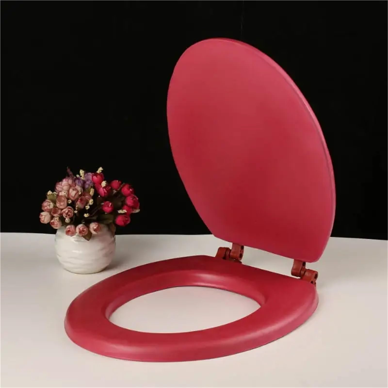 Tapa WC Asiento de Inodoro Ligero y Suave, Funda de Inodoro, Almohadilla Impermeable for Asiento de Inodoro, Almohadilla Impermeable y extraíble for Asiento de Inodoro, for el hogar(Blue)
