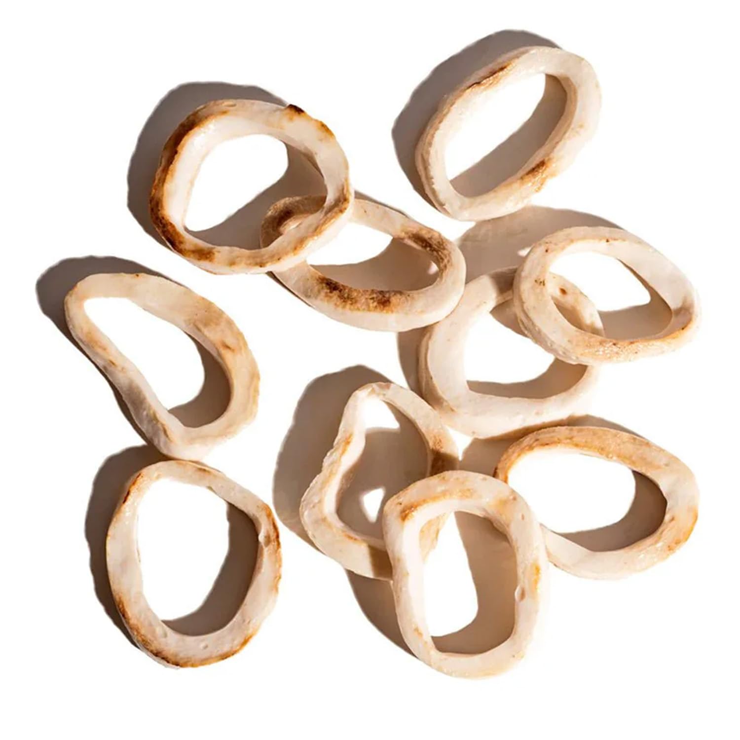 Nordic Catch Vegan Calamari Rings: Plant-Based Frozen Seafood Alternative, Soy-Free Non-GMO, 10 Pack 88oz