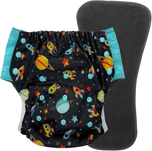 Miniatura 40 de EcoAble Inserto a presión para pañales de tela para niños mayores, de 6 a 16 años | Almohadilla absorbente para incontinencia y enuresis nocturna de