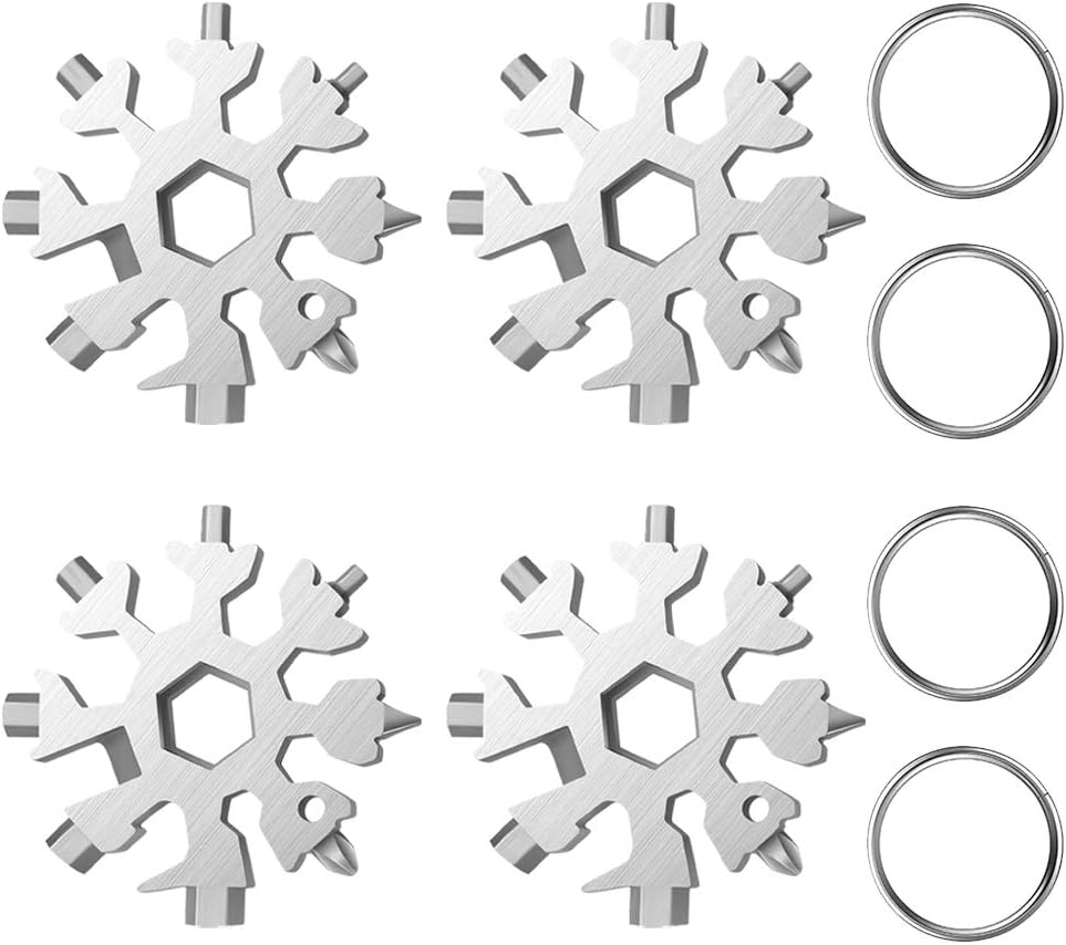 18in1 Stainless Steel Snowflake MultiTool,Portable