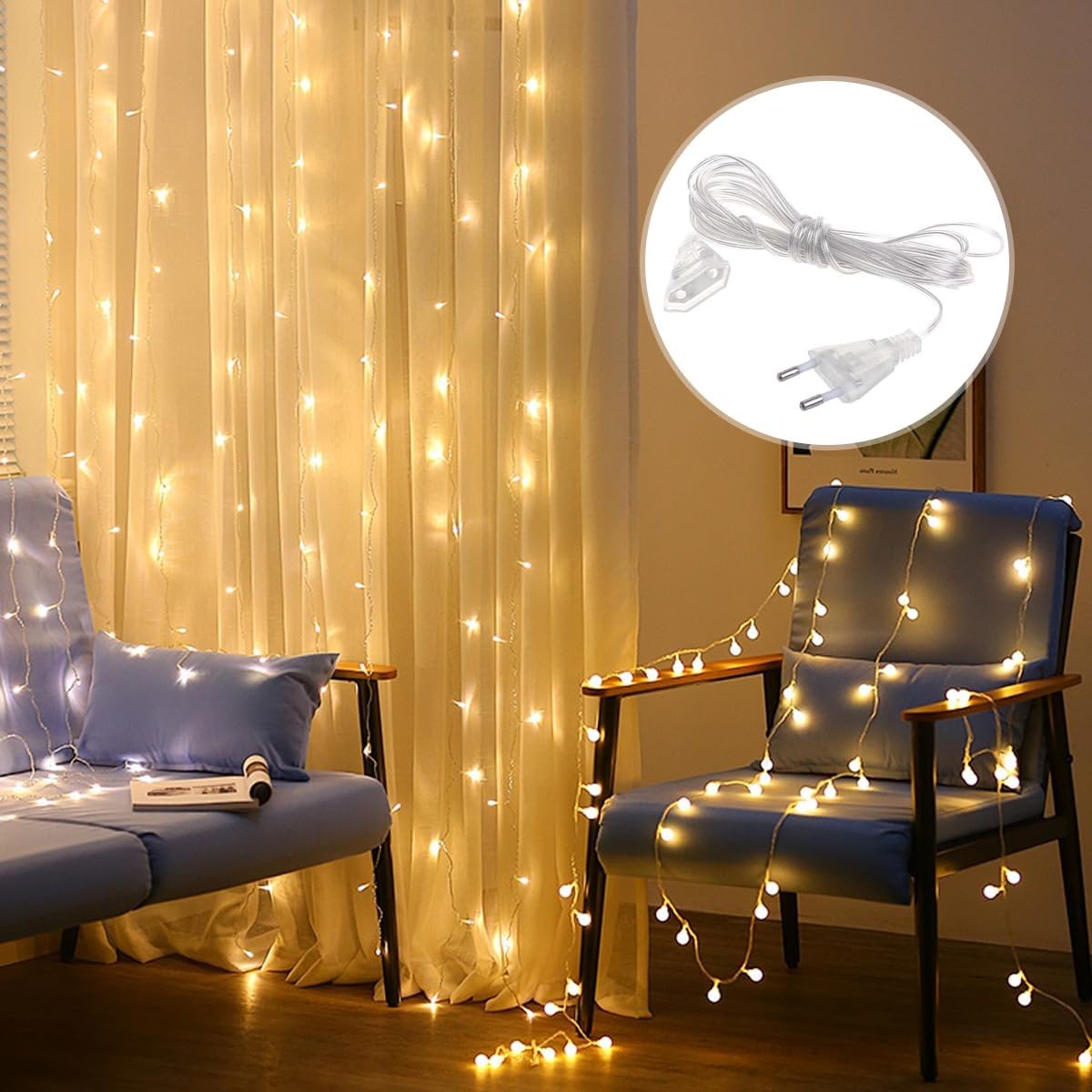 2 Prolunghe Elettriche Trasparenti Da 5 Metri - Cavo Piatto In PVC - Foto 9