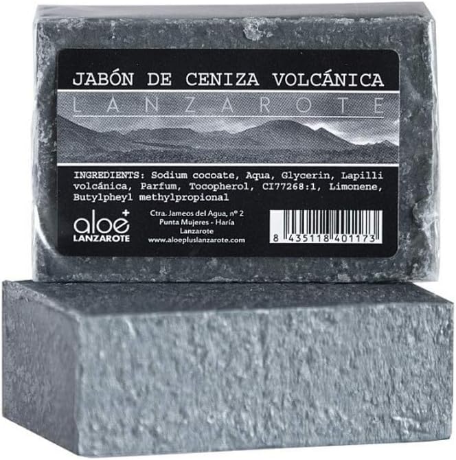 Aloe Plus Lanzarote Handmade Volcanic Ash Soap, 100g