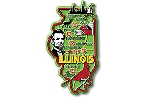 Classic Magnets Illinois State Magnet