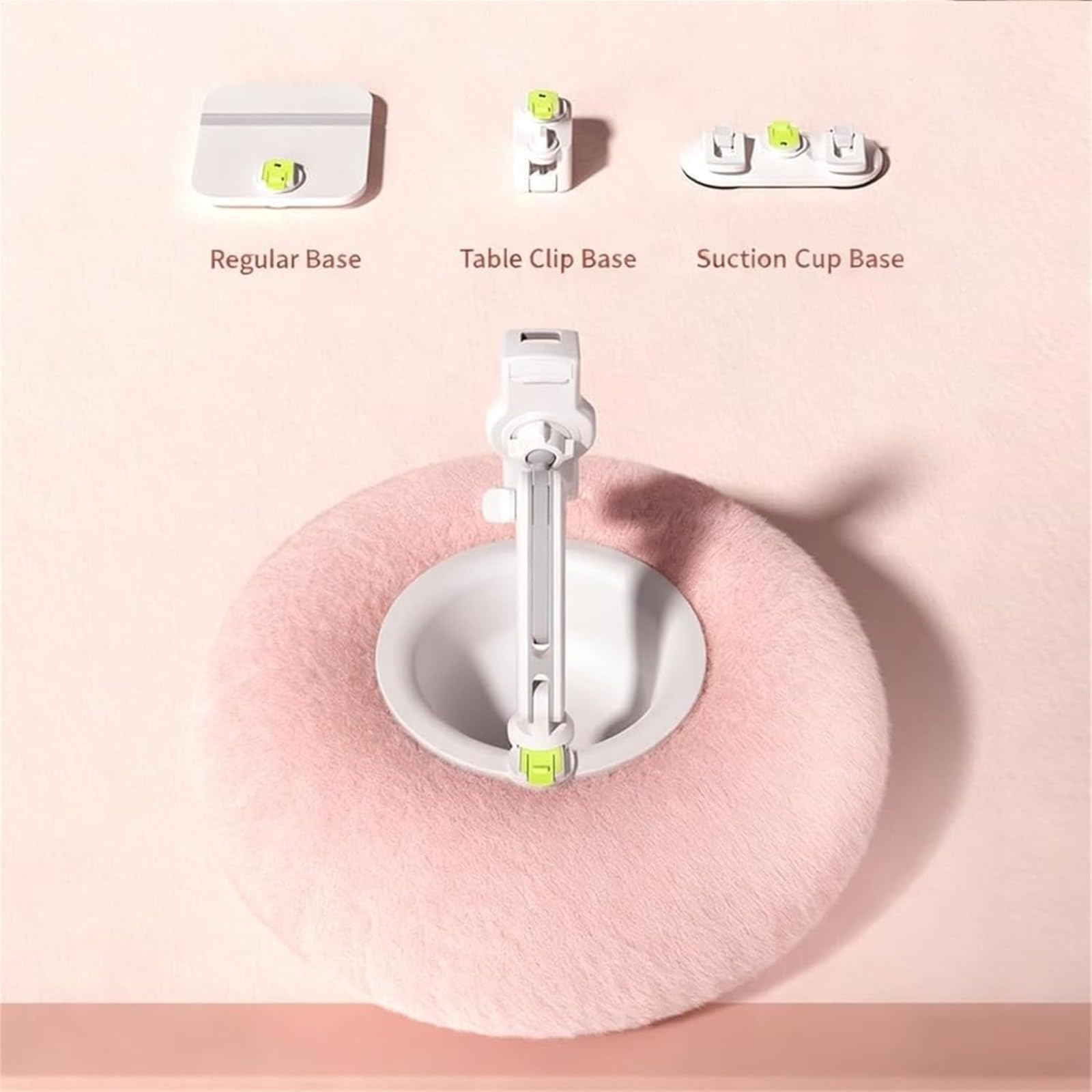 Cuscino in peluche Lazy Phone Staffa morbida delicata sulla pelle regolabile supporto per telefoni e tablet a letto e divano