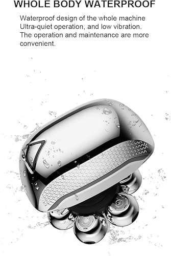 Miniatura 4 de Afeitadoras de cabeza para hombres calvos: afeitadoras eléctricas para hombres - Maquinilla de afeitar eléctrica inalámbrica impermeable IPX7 húmeda