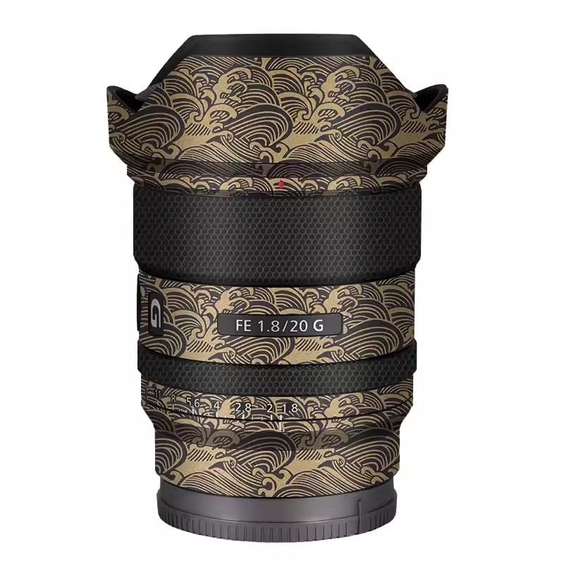 Skin vinyle Sony FE 20 mm F1.8 G contre l'usure de l'objectif photo
