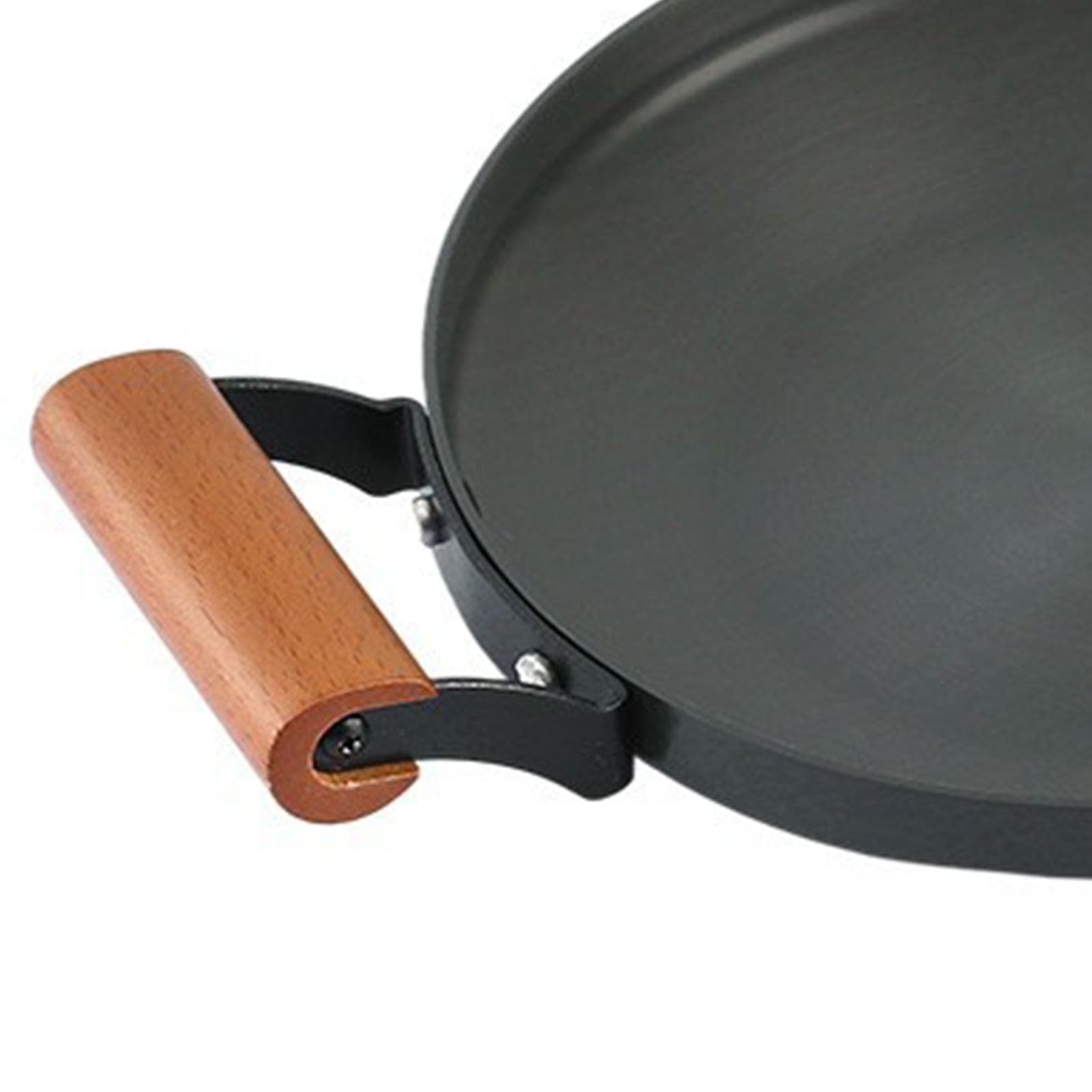 Nikou Sartén multifunción de aleación de aluminio para inducción, asas dobles, 26 cm, adecuada para cocina doméstica y comercial, sartén coreana