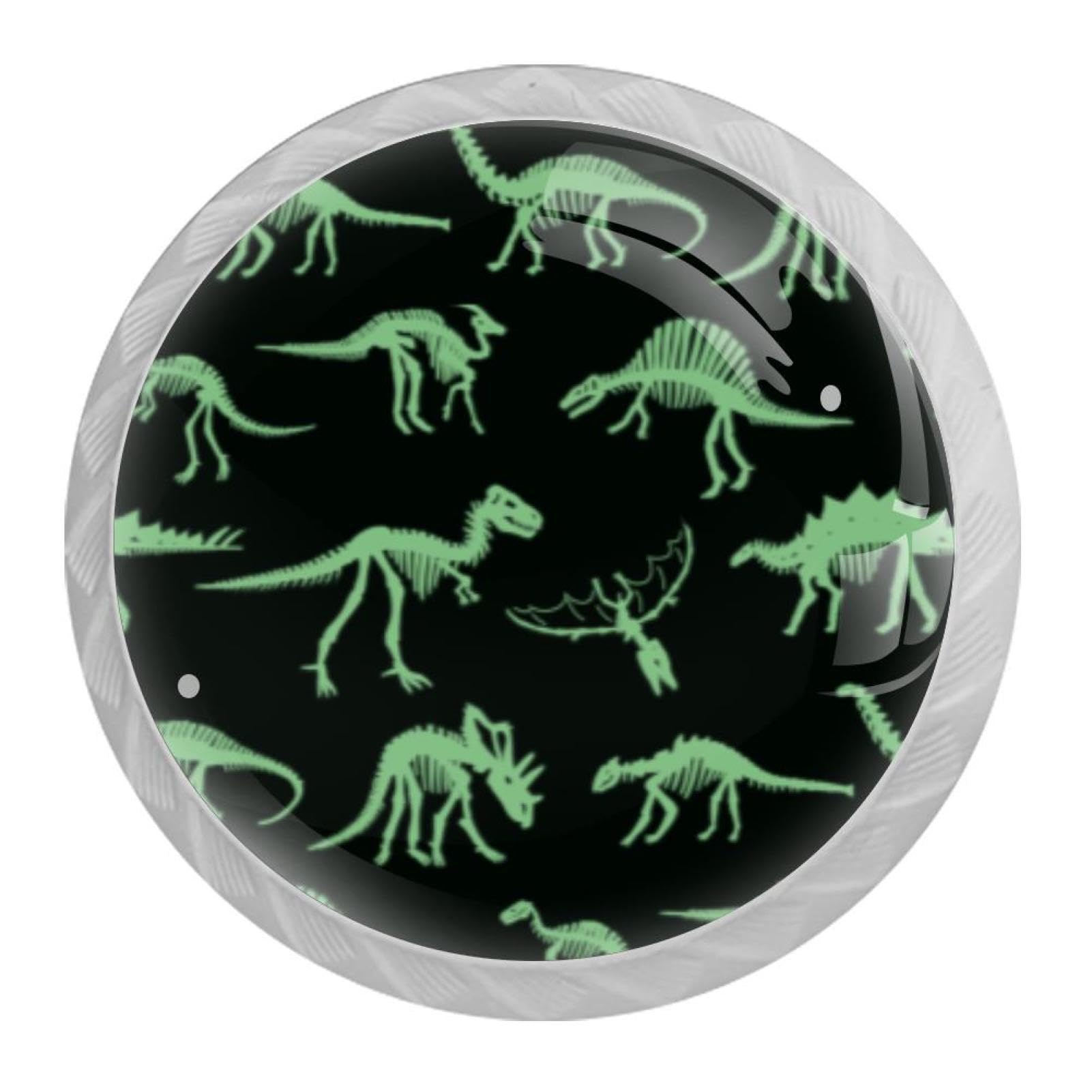 Tqmspg Multi04 4 Pieces Drawer Pulls Animal And Dinosaur Door Knobs Dresser Handles For Kitchen Wardrobe Cupboard Hardware Furniture