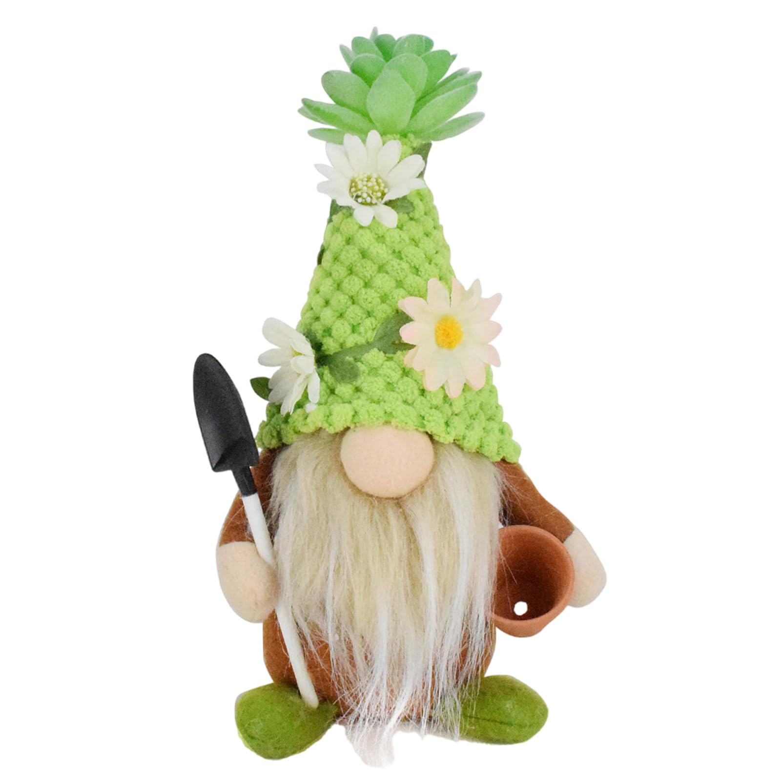 Kalttoy Plant Gnomes Decoration for Indoor Ornament Faceless Polyester Dwarf Figurine Adorment for Living Rooms and Offices Tiered Tray Decoration