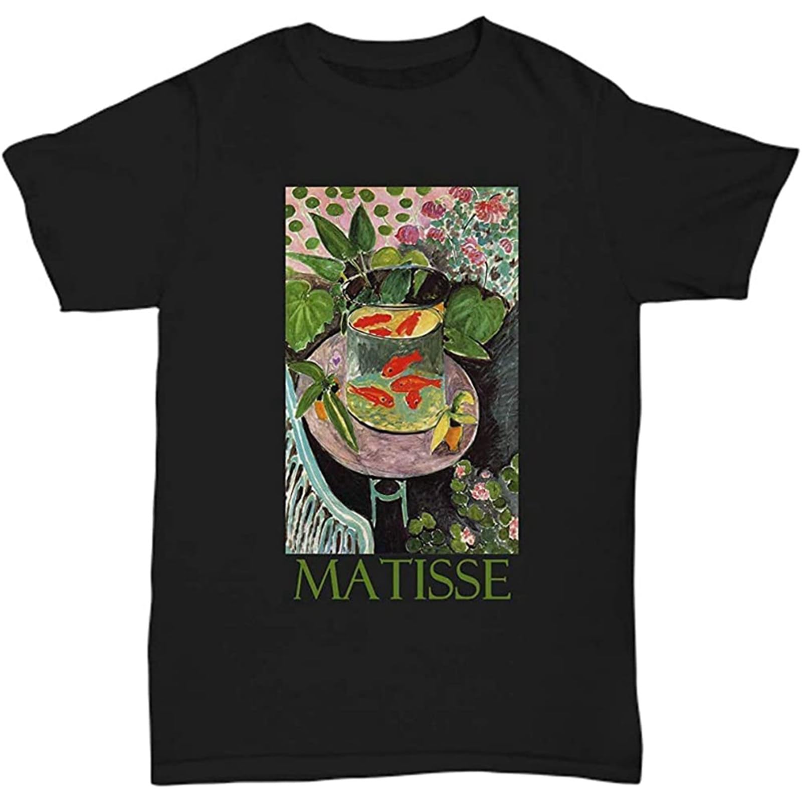 Goldfish (1917) by Henri Matisse Vintage Mens Tees Shirt Size L Black
