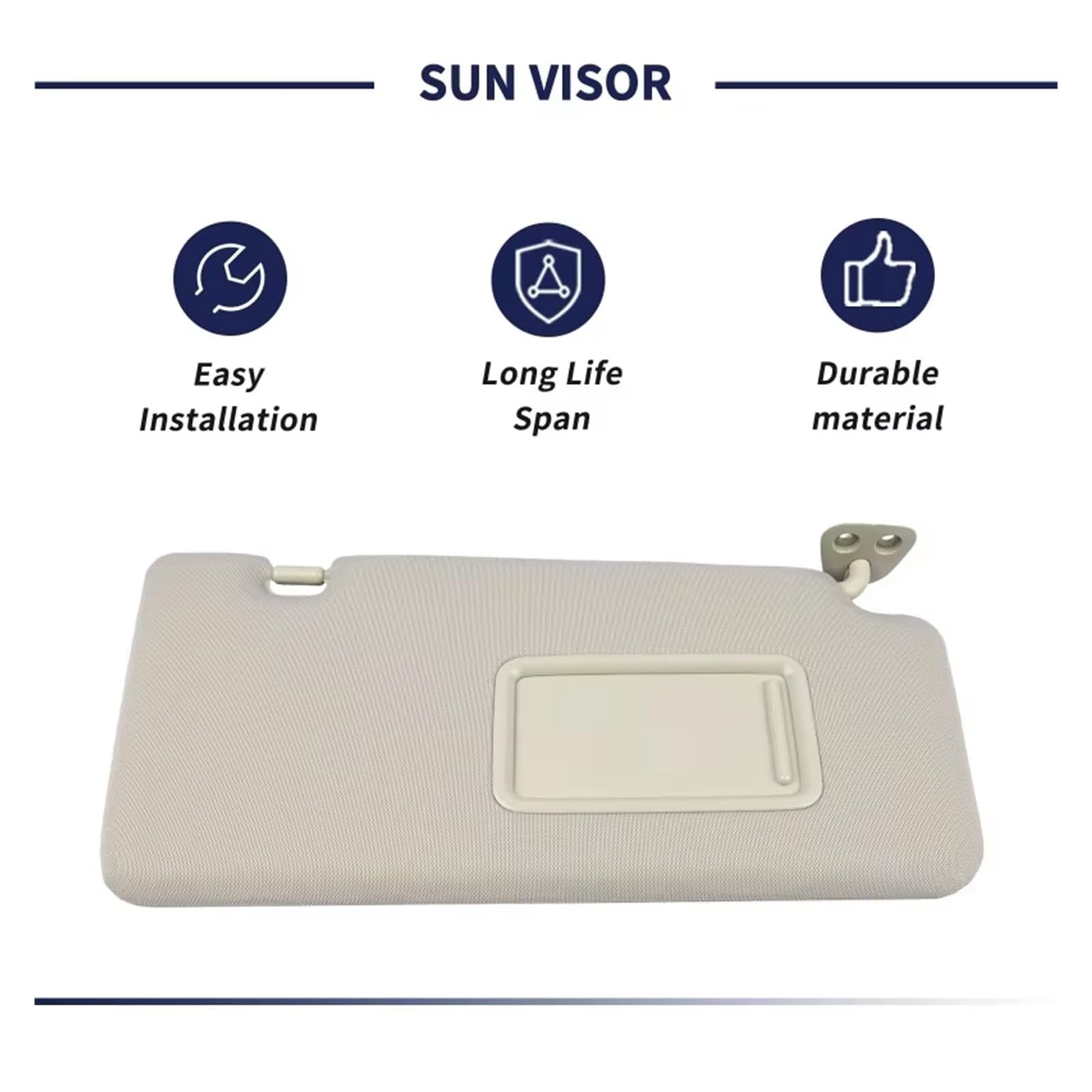 Für Nissan Für Tiida 2004-2012 Für Versa 2007-2012 Auto Sonnenblende Sonnenblende Pannel Mit Make-Up Spiegel Sonnenschutz Frontscheibe