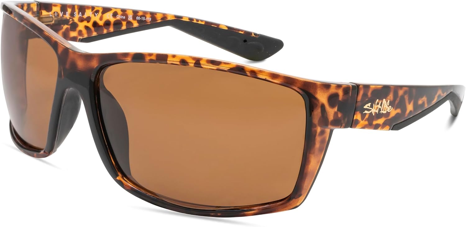 Salt Life SL- Performance - Polarized Sports Sunglasses for Men & Women, Fishing Glasses with UV Protection for Beach