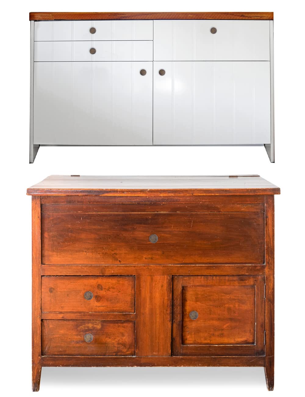 FUXXER Antike Schubladengriffe - 4er Set Im Vintage-Design Für Möbel