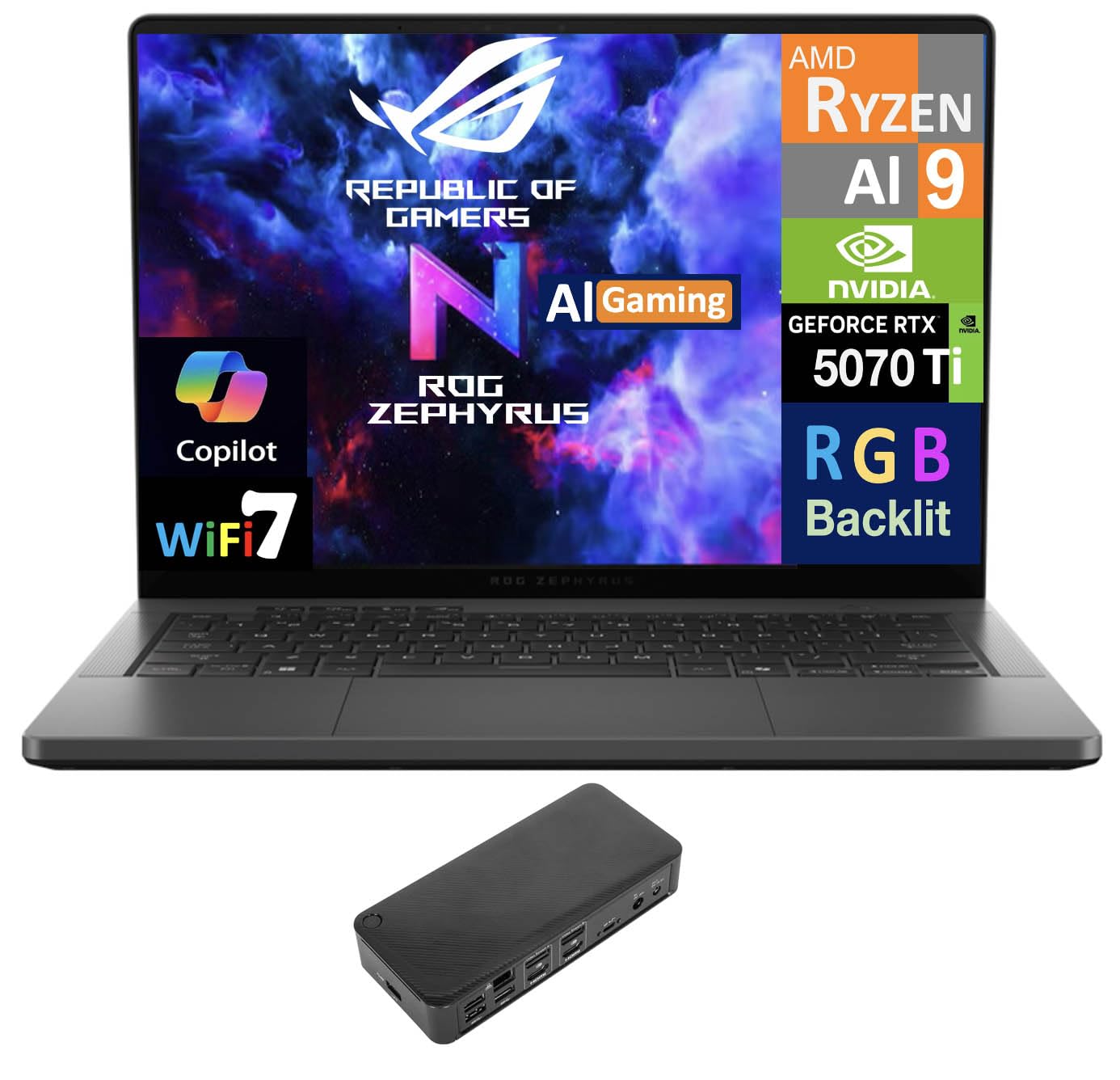Amazon.com: ASUS ROG Zephyrus G14 AI Gaming Laptop 14.0