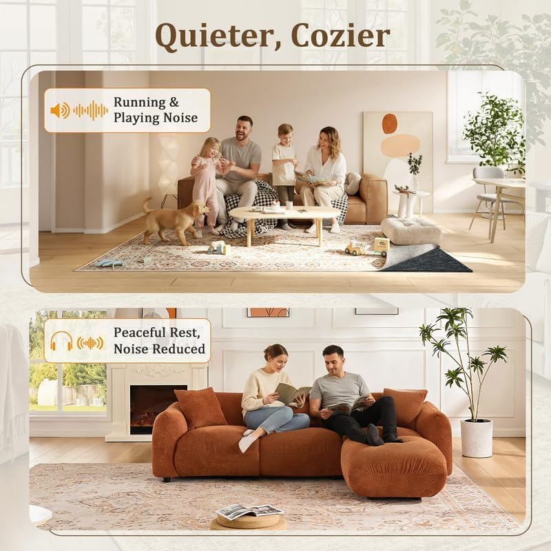 2x3 Ft Non Slip Rug Pad, Dual Surface Felt and Rubber Gripper Backing, 1/4 inch Thick Carpet Liner for Hardwood Floors, Under Area Rug Protective Cushioned Pads, Keep Rugs Safe and in Place