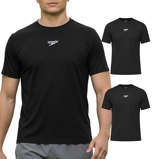 Kit 2 Camisetas Dry Fit Academia Esportiva Masculina Speedo