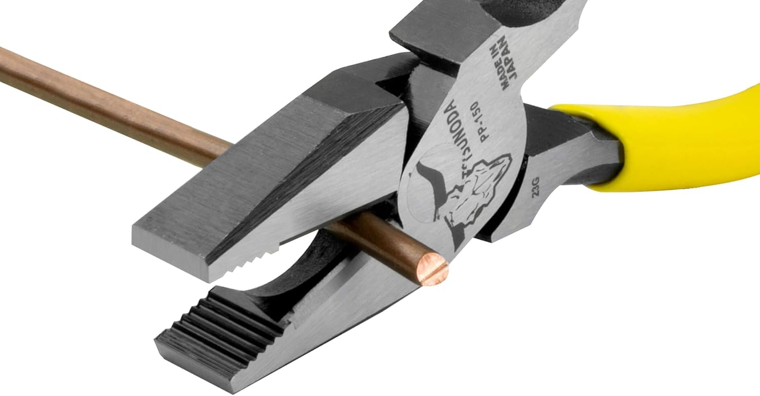 Tsunoda PP-150, High-Leverage Linemans Pliers 6-inches (150mm)