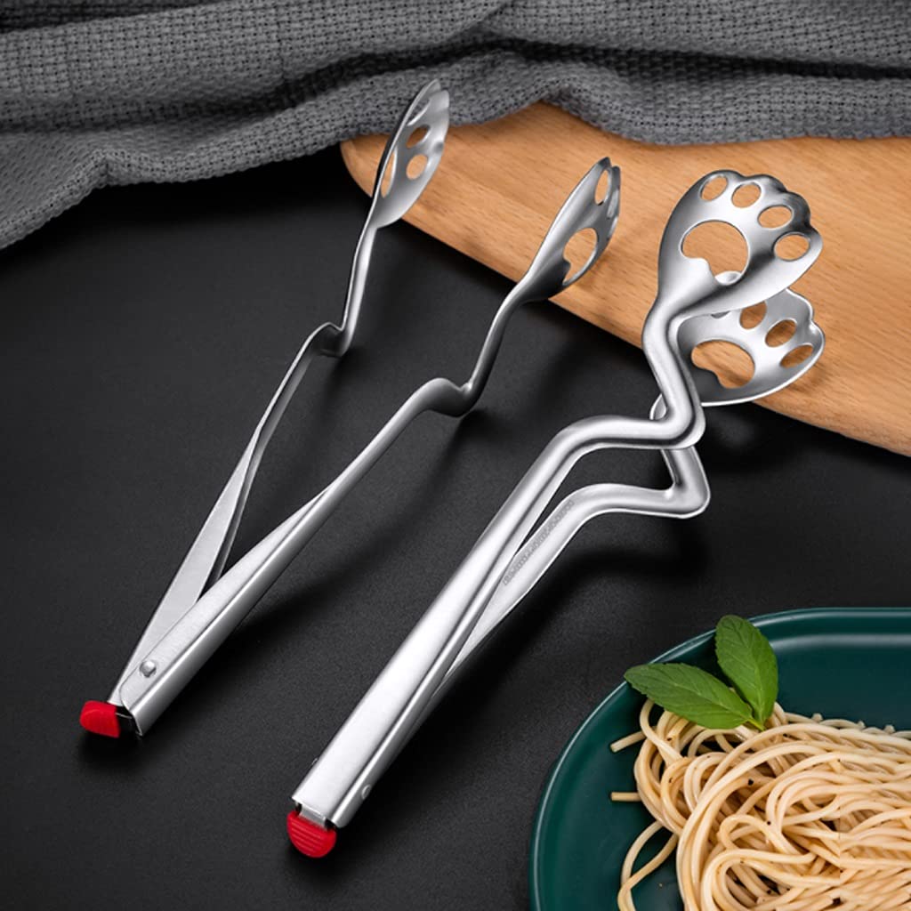 Pinces de Cuisine en Acier Inoxydable pour salades, grillades, Barbecue, Service de salades et fritures