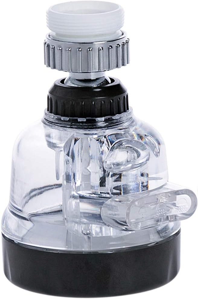 360°Swivel Faucet Tap Aerator, Adjustable 3 Mode Water-Saving Faucet Splash-Proof Filter Tap Booster for Bathroom Kitchen