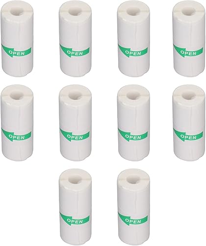 Miniatura 5 de Papel de impresora térmica, 10 rollos de papel de impresión autoadhesivo, mini papel de impresión de 2.244 x 0.984 in, papel de impresión térmico